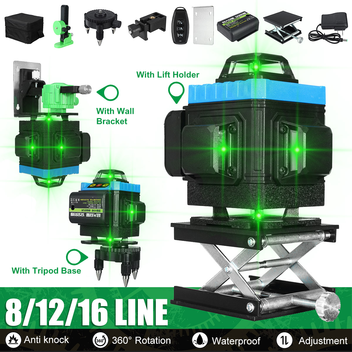 81216-Line-360deg-Green-Light-Laser-Horizontal-Vertical-Cross-Spirit-Level-1835957-1