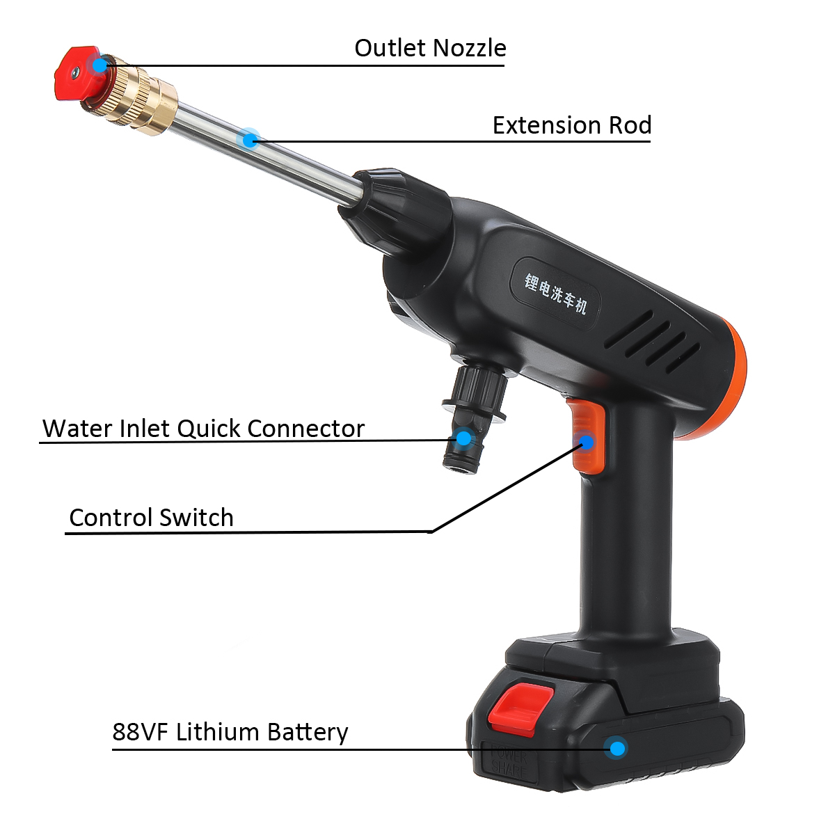 88VF-1500W-Electric-Spray-Guns-Cordless-Rechargeable-Water-Clener-Applicator-Home-Improvement-Craft--1919202-4