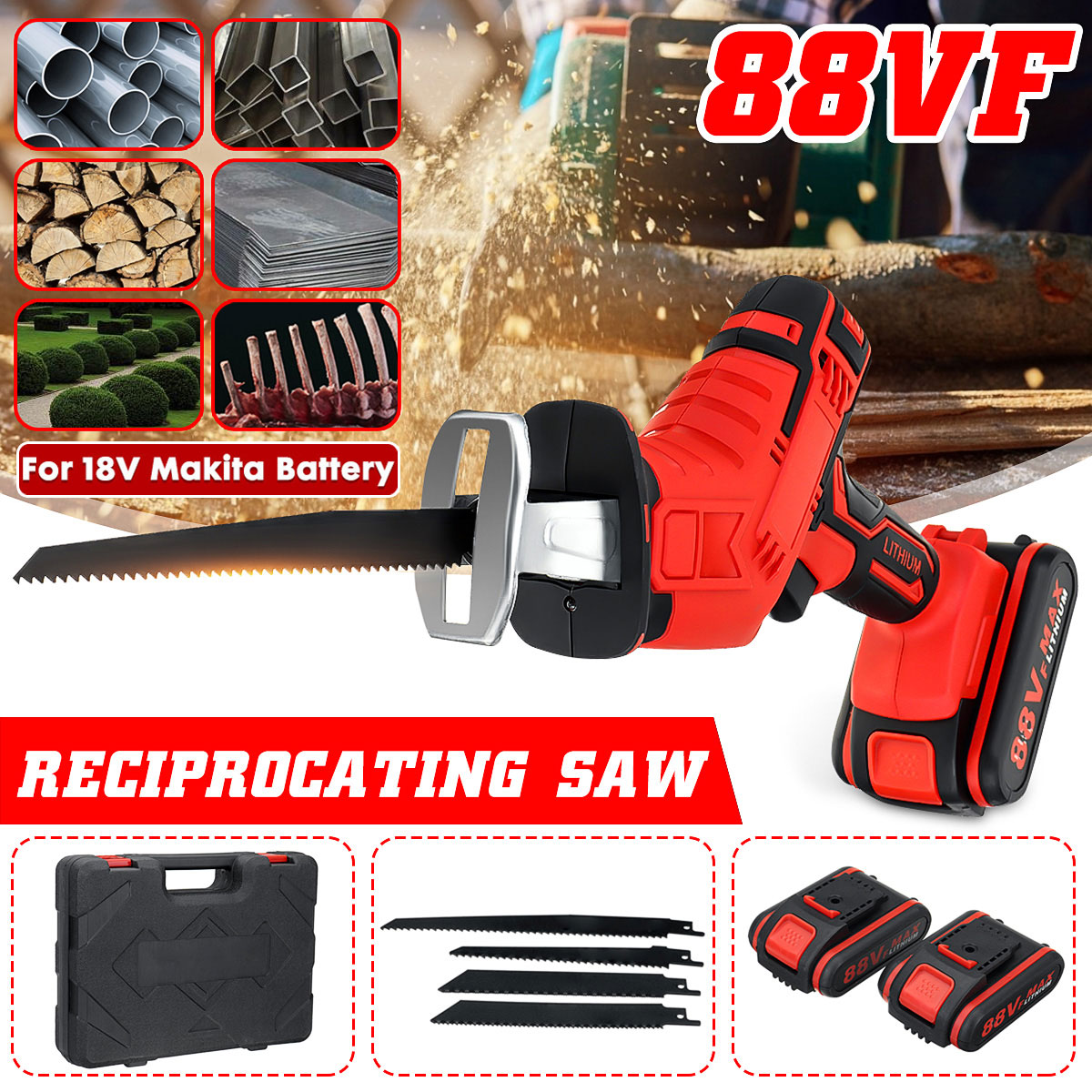 88VF-Cordless-Electric-Reciprocating-Saw-Outdoor-Portable-Woodworking-Tool-One-Hand-Saw-W-12-Battery-1883228-3