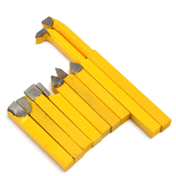 9pcs-8x8mm-YW1-Carbide-Lathe-Turning-Tool-Holder-Yellow-1182999-2