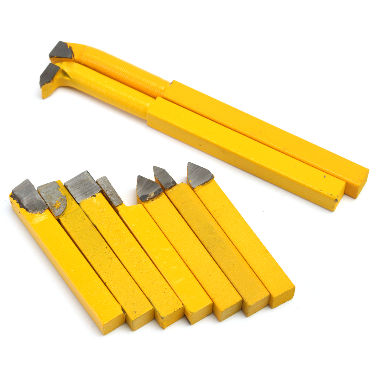 9pcs-8x8mm-YW1-Carbide-Lathe-Turning-Tool-Holder-Yellow-1182999-5