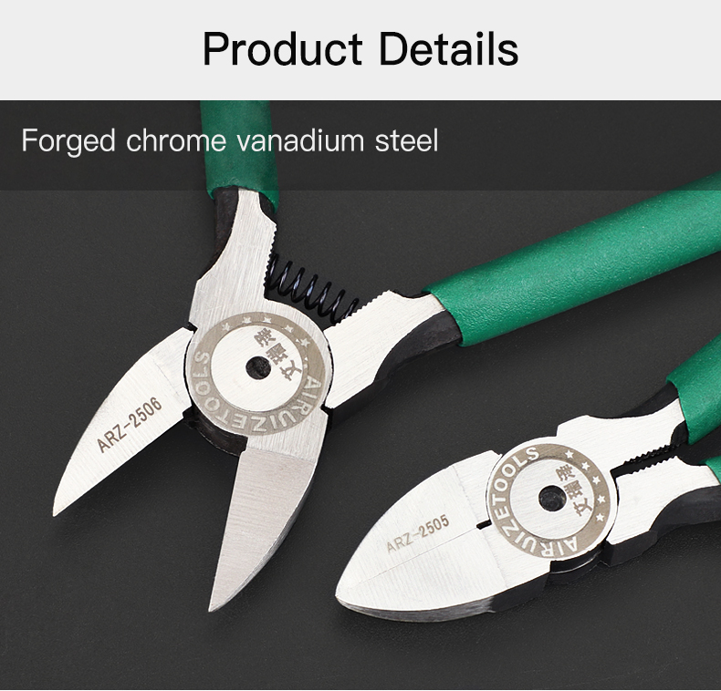 AIRAJ-567-Inch-Diagonal-Pliers-Chrome-Vanadium-Steel-Stripper-Wire-Pliers-Insulated-High-Torque-Circ-1768633-8