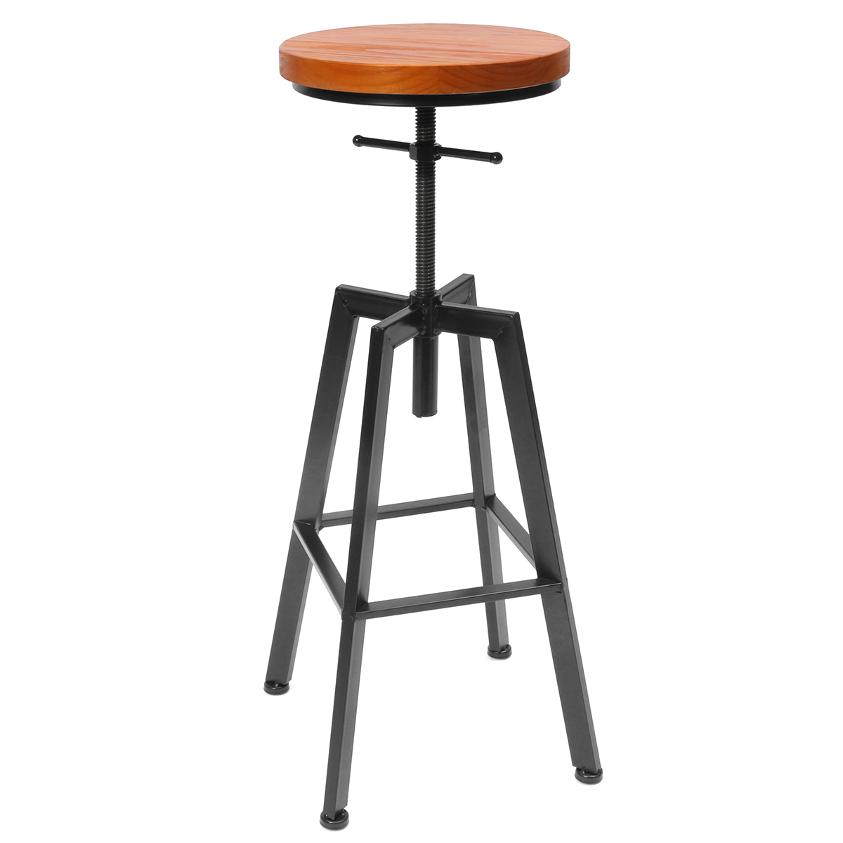 Adjustable-Bar-Chairs-Wood-Iron-Counter-Stool-Retro-Industrial-Rotating-Lift-Bar-Decorations-1282816-1