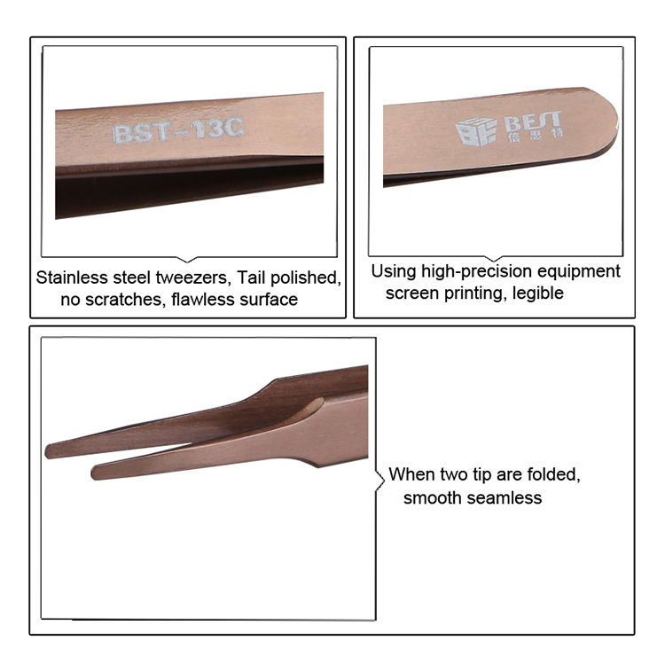BEST-BST-13C-Anti-magnetic-Anti-acid-Stainless-Steel-Flat-head-Color-Coated-Tweezer-For-Mobile-Phone-1363156-6
