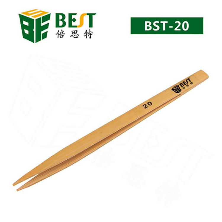 BEST-BST-20-Industrial-Non-tooth-Bamboo-Tweezers-Anti-loss-Tweezer-Anti-static-1363152-1