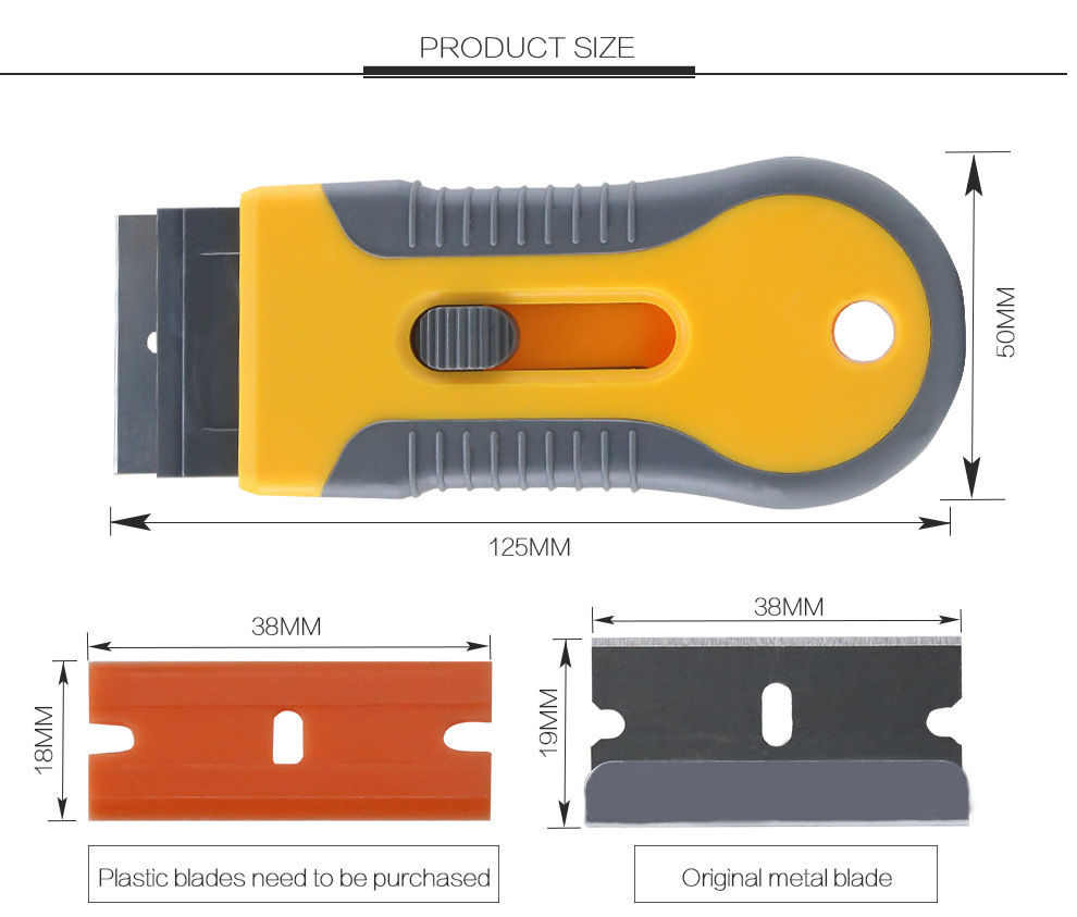 BEST-BST-208-Window-Tint-Ceramic-Glass-Oven-Razor-Scrapers-Blade-Plastic-Handle-1380160-2