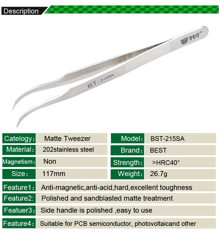 BEST-BST-215-SA-New-Stainless-Steel-Industrial-Anti-static-Tweezer-Watchmaker-Repair-Tools-1364535-1