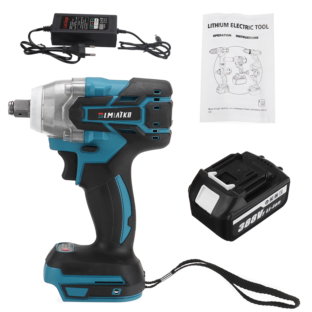 BLMIATKO-388VF-520Nm-Electric-Brushless-Impact-Wrench-Rechargeable-Woodworking-Maintenance-Tool-with-1919212-17