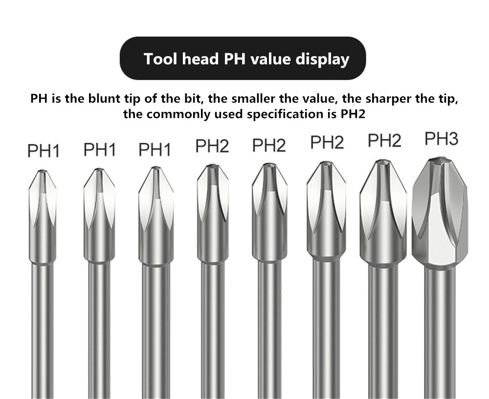 BROPPE-10Pcs-100mm-Length-Impact-Phillips-Screwdriver-Bit-High-Torque-Cross-Screwdriver-Bit-S2-Stron-1734388-7