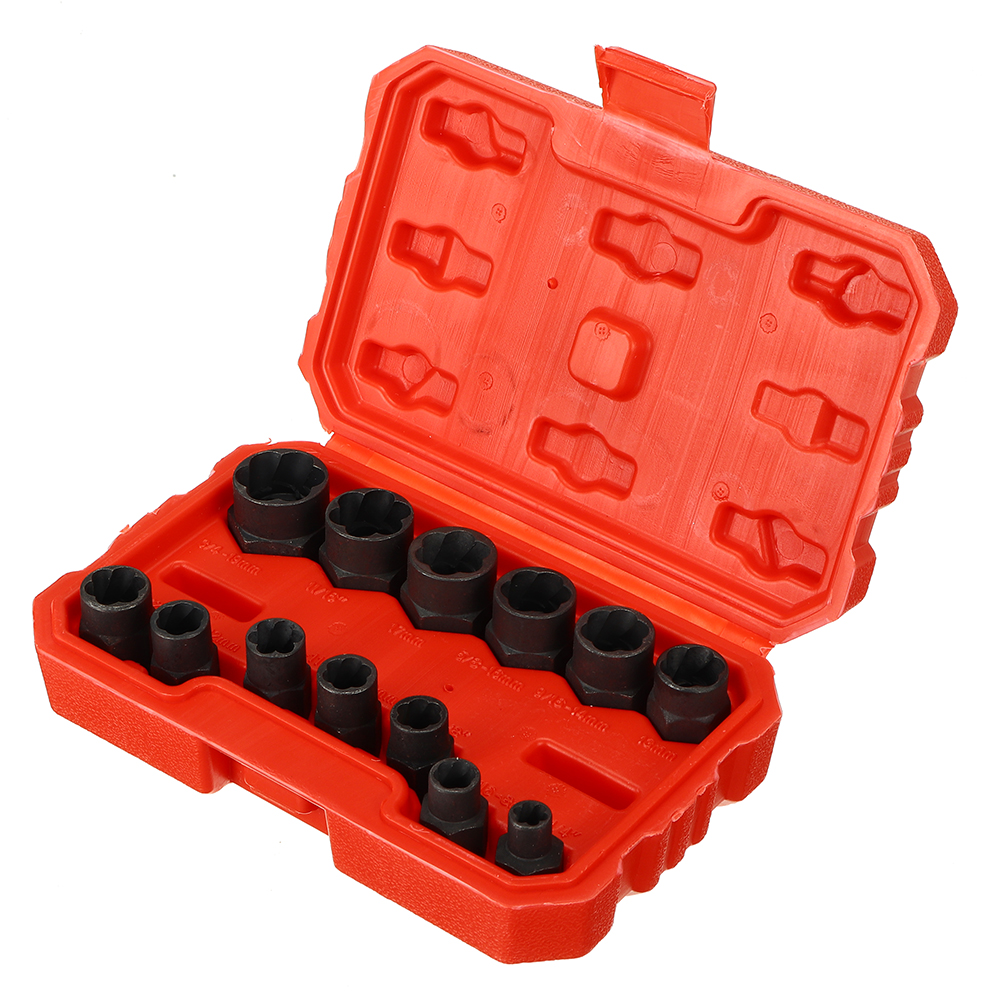 Drillpro-13pcs-Impact-Damaged-Bolt-Nut-Screw-Remover-Extractor-Socket-Tool-Kit-Removal-Set-Bolt-Nut--1921923-2