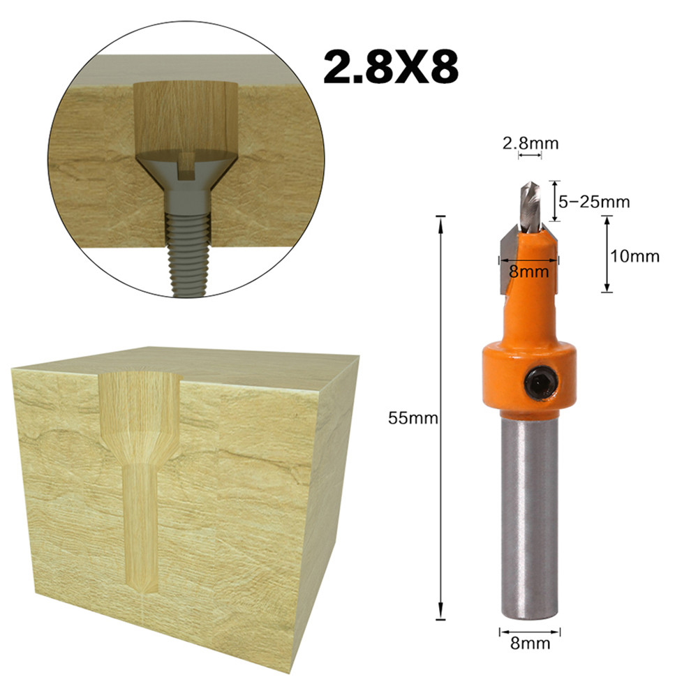 Drillpro-5Pcs-Carbide-Tip-8mm-Shank-HSS-Woodworking-Countersink-Router-Bit-Set-Screw-Extractor-Remon-1714018-4