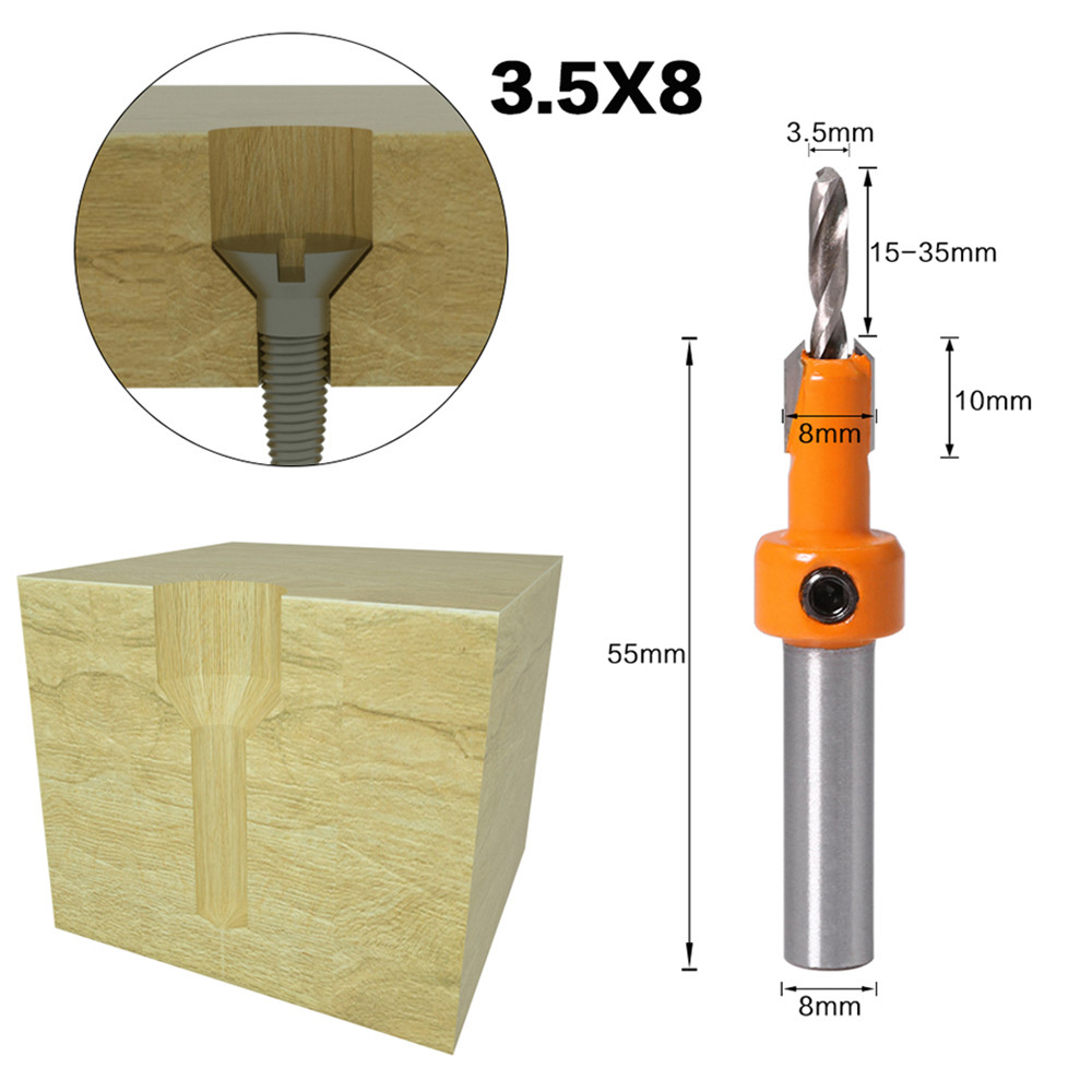 Drillpro-5Pcs-Carbide-Tip-8mm-Shank-HSS-Woodworking-Countersink-Router-Bit-Set-Screw-Extractor-Remon-1714018-7