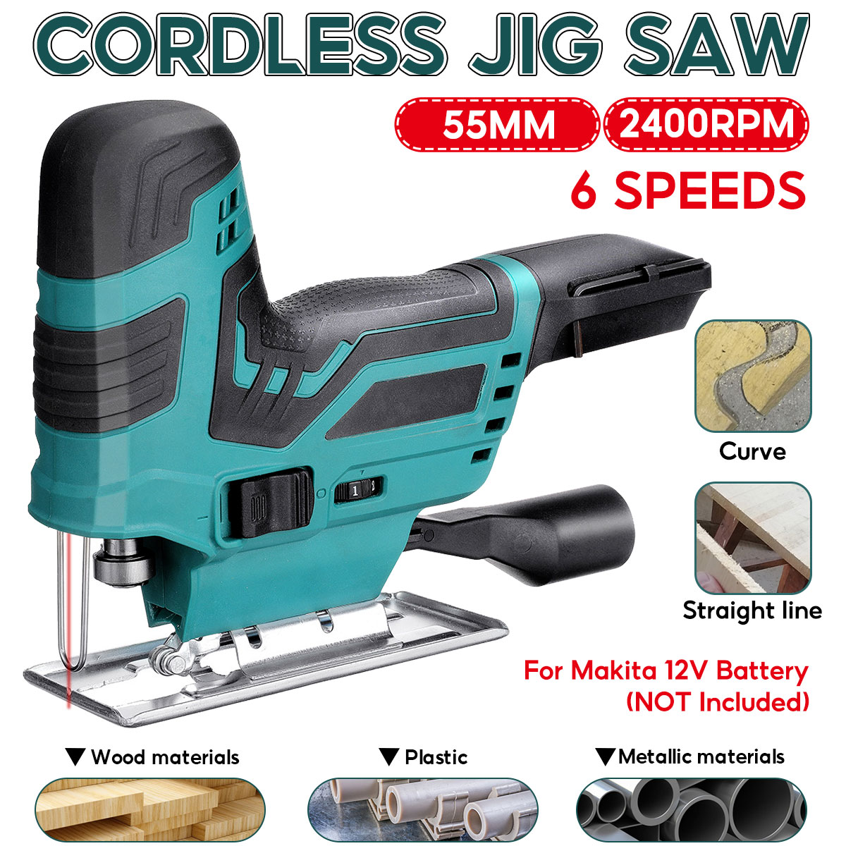 Drillpro-6-Speeds-55mm-2400RPM-Cordless-Jigsaw-Electric-Jig-Saw-Multi-function-Woodworking-Power-Too-1937968-1