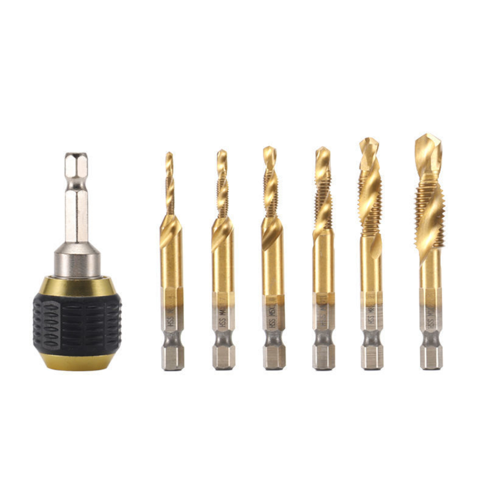 Drillpro-Quick-Change-Drill-Chuck-Countersink-Drill-Tap-Bits-Self-locking-Connecting-Rod-for-Electri-1799891-6