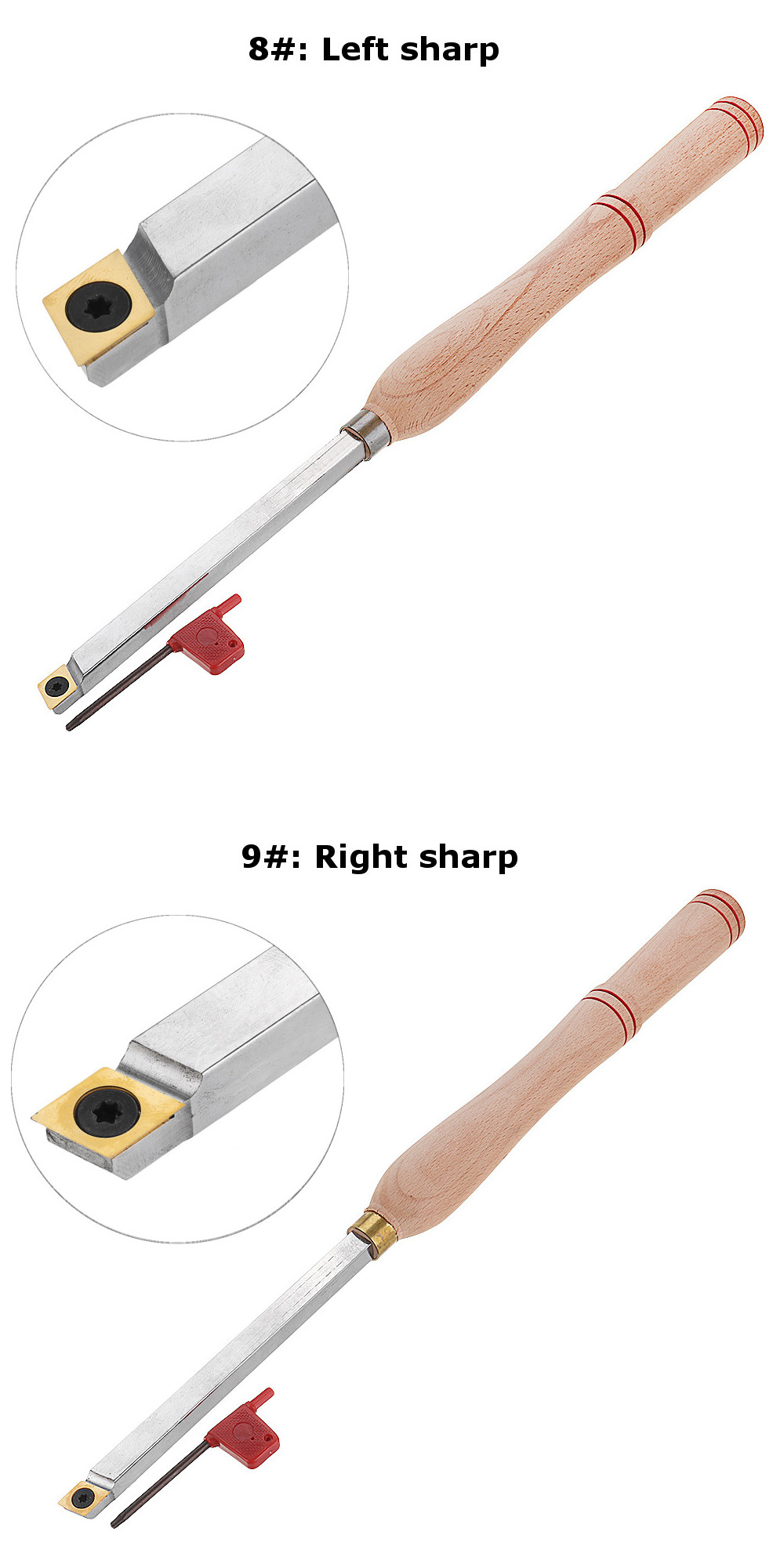 Drillpro-Wood-Turning-Tool-Wood-Handle-with-Titanium-Coated-Wood-Carbide-Insert-Cutter-Square-Shank--1453457-7