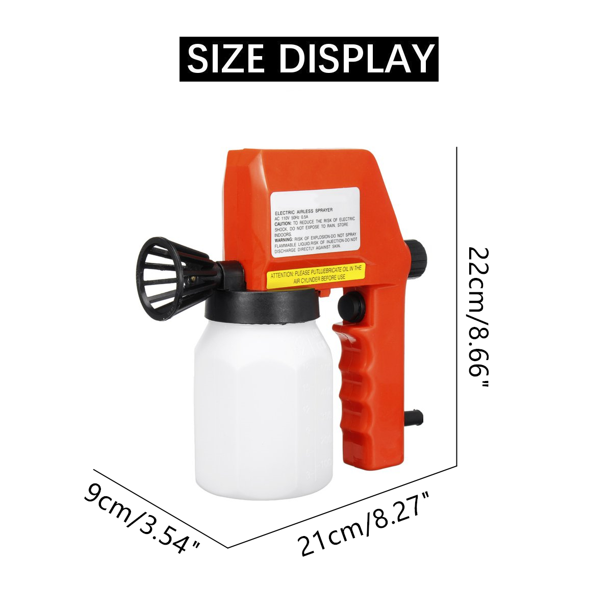 Electrical-Spray-PG-350-600ML-220V-08mm-Nozzle-Paint-Sprayer-Wall-Decorative-Painting-Blender-Paint--1587275-6