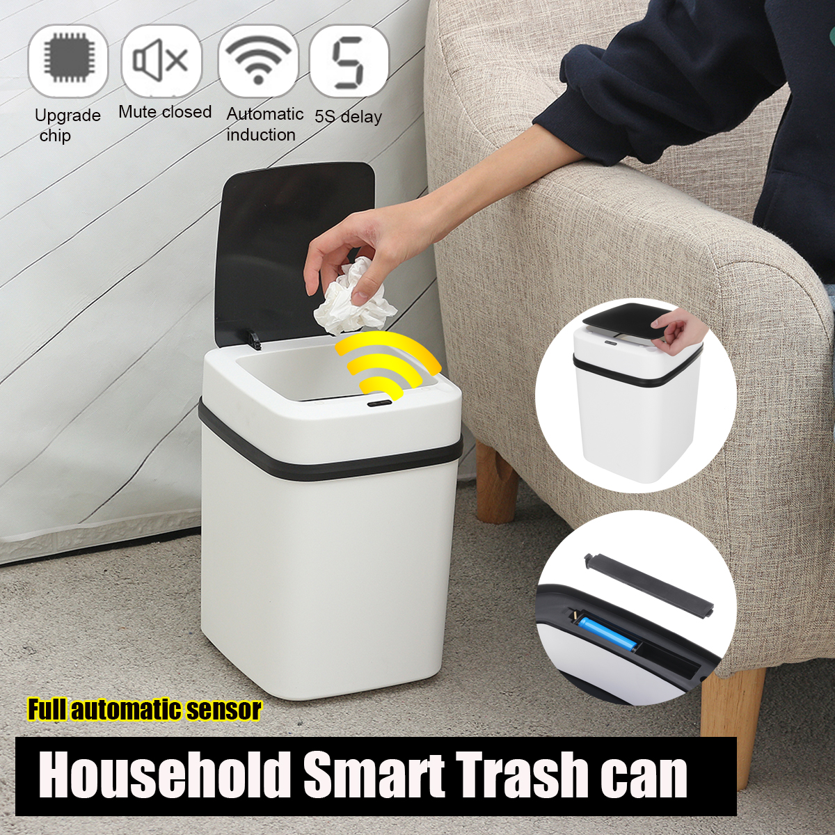 Full-Automatic-Sensor-Rechargeable-Waste-Bins-Household-Smart-Trash-Can-1613282-1