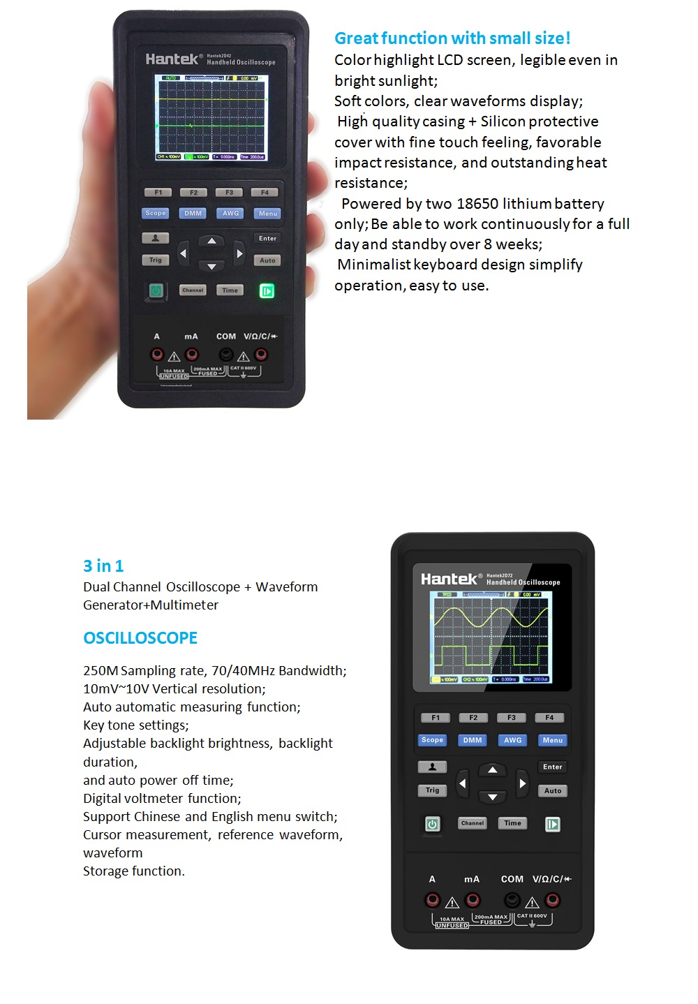 Hantek-3in1-Digital-OscilloscopeWaveform-GeneratorMultimeter-Portable-USB-2-Channels-40mhz-70mhz-LCD-1369465-4