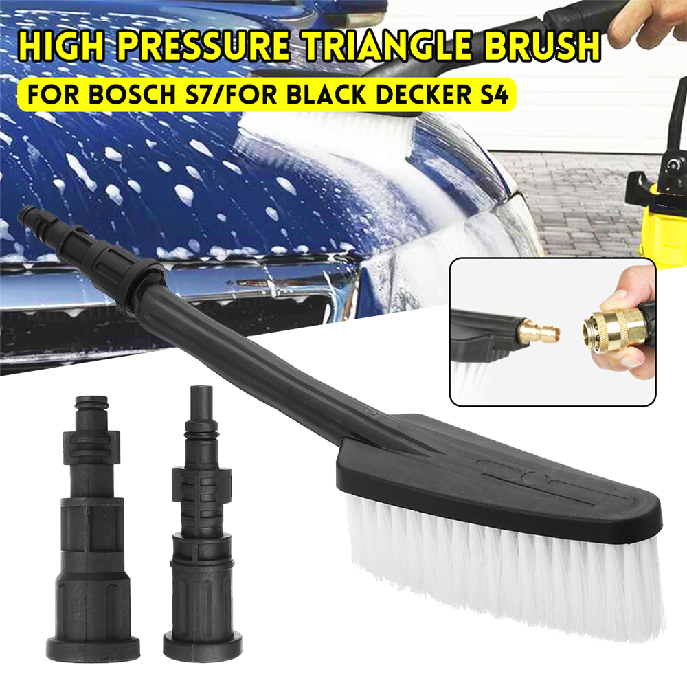 High-Pressure-Triangle-Brush--Adapter-For-Car-Washer-Bosch-S7--Black-Decker-S4-1543039-1