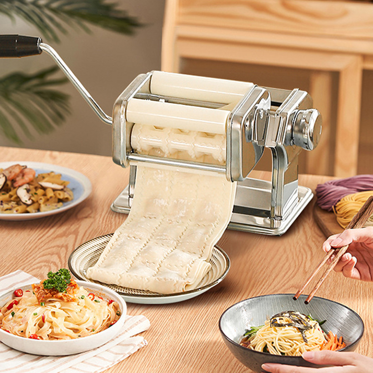 Household-Multifunctional-Automatic-Pasta-Maker-Vegetable-Noodle-Press-Machine-Dumpling-Spaghetti-Cu-1892558-5