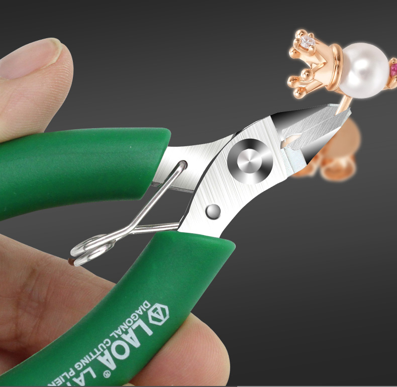 LAOA-Mini-Electronic-Scissors-Stainless-Steel-Long-Nose-Pliers-Diagonal-Pliers-Wire-Cutters-1767852-12