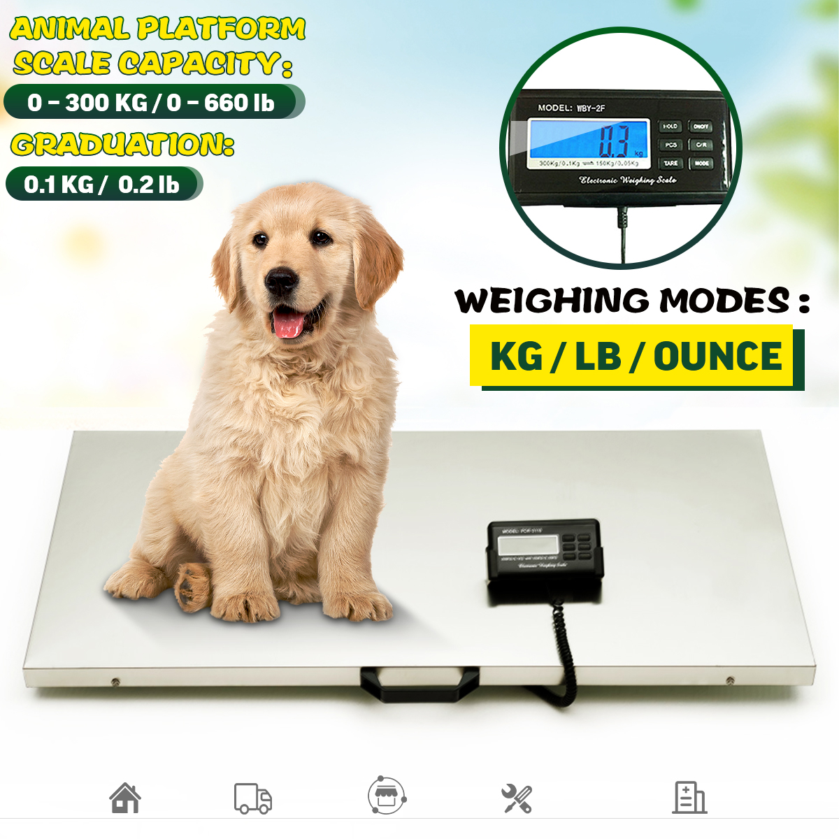 LCD-Digital-Stainless-Steel-Waterproof-AnimalParcel-Platform-Scale-For-Dog-Goat--Livestock-Vet-1370988-1