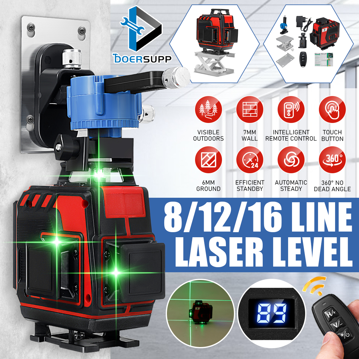 Laser-Level-With-Green-Light-Digital-Rotary-Self-Leveling-Measure-81216-Line-1825070-1