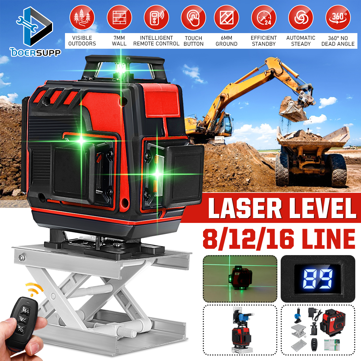 Laser-Level-With-Green-Light-Digital-Rotary-Self-Leveling-Measure-81216-Line-1825070-2