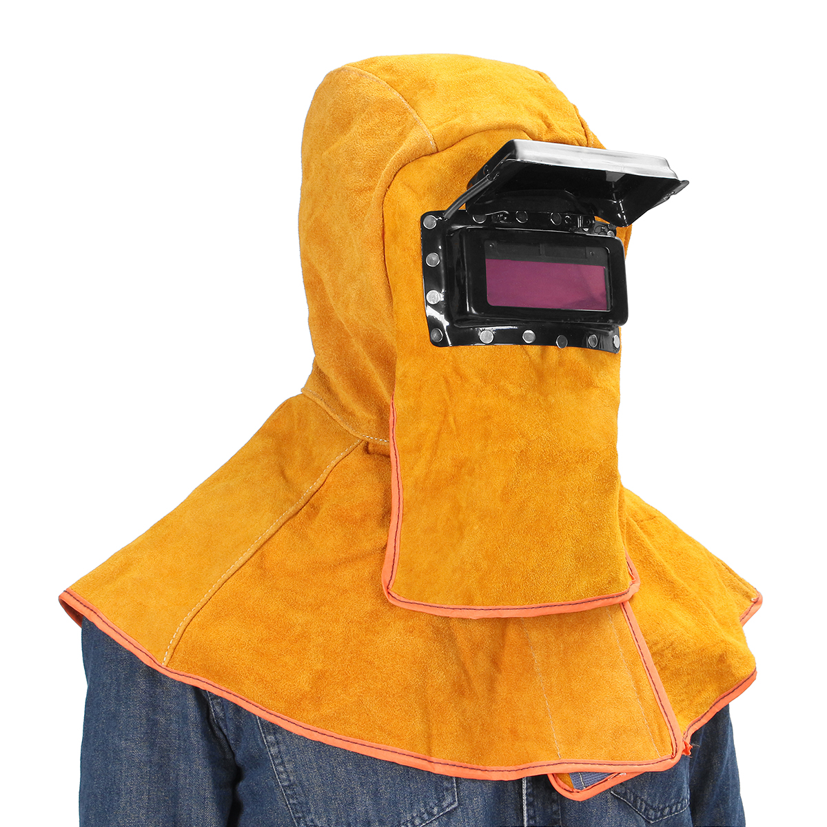 Leather-Solar-Auto-Darkening-Filter-Lens-Protect-Welding-Neck-Mask-Helmet-1339964-4
