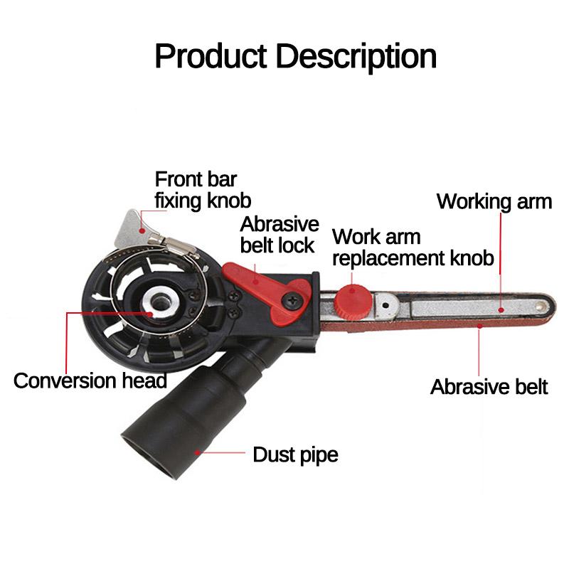 MOD16-Sander-Sanding-Belt-Adapter-For-Electric-Angle-Grinder-Abrasive-Belt-Cutting-Grinding-1631910-9