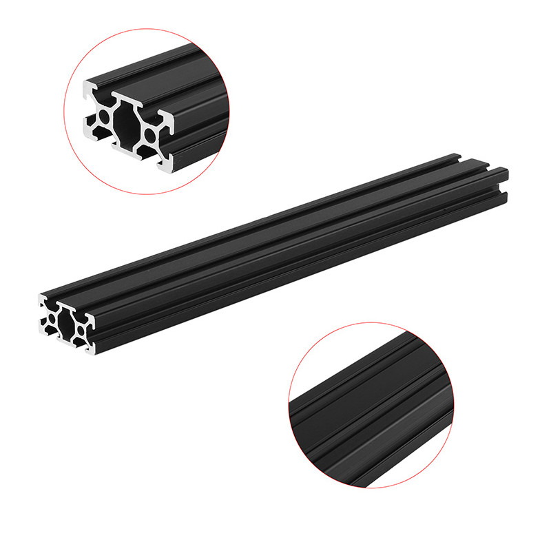 Machifit-300mm-Length-Black-Anodized-2040-T-Slot-Aluminum-Profiles-Extrusion-Frame-For-CNC-1268399-2