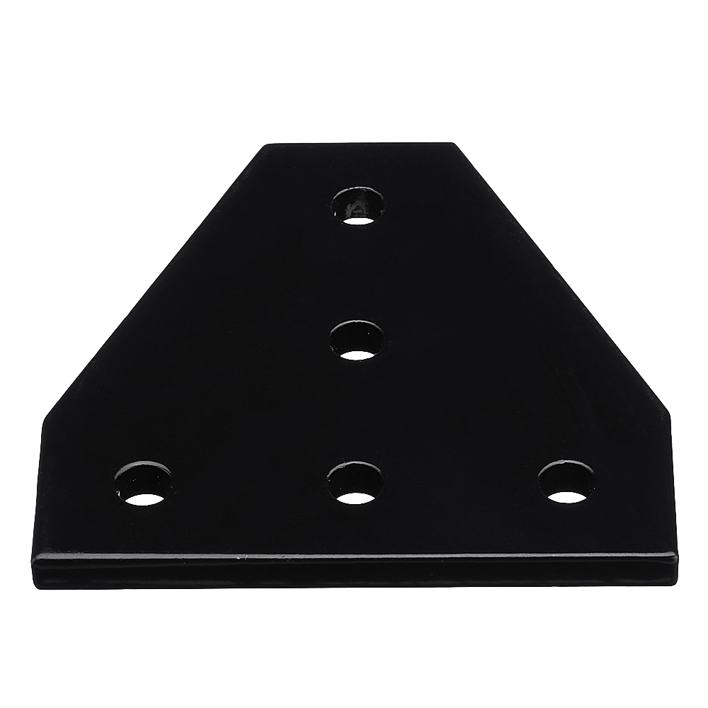 Machifit-Black-5-Holes-Aluminum-Profile-Corner-Bracket-90-Degree-L-Type-Outside-Tee-Joint-Plate-for--1411564-1