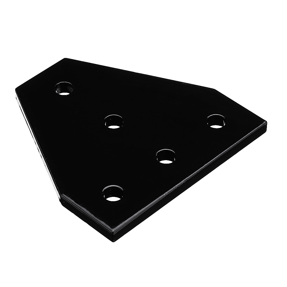 Machifit-Black-5-Holes-Aluminum-Profile-Corner-Bracket-90-Degree-L-Type-Outside-Tee-Joint-Plate-for--1411564-3