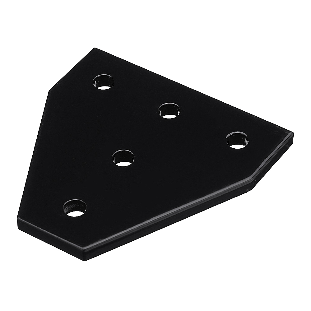 Machifit-Black-5-Holes-Aluminum-Profile-Corner-Bracket-90-Degree-L-Type-Outside-Tee-Joint-Plate-for--1411564-5
