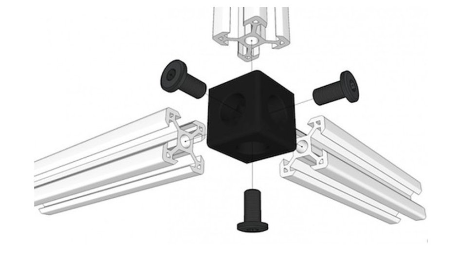 Machifit-Three-Way-Cube-Corner-Connector-for-2020-V-slot-Aluminum-Extrusions-Profile-1470044-9