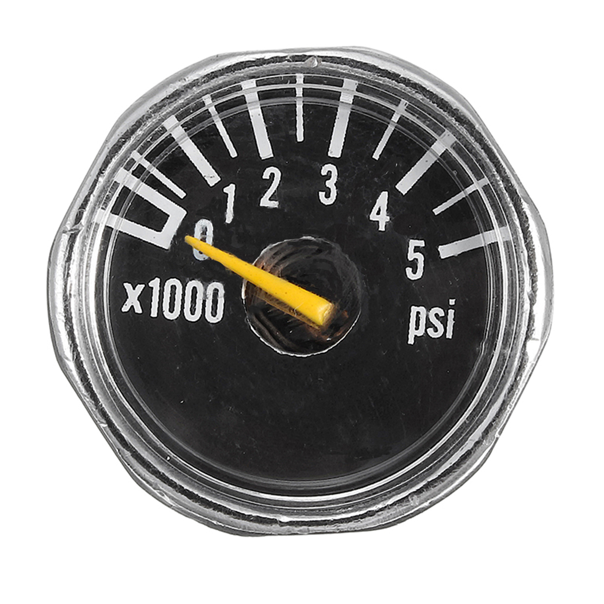Micro-Gauge-1-inch-25mm-0-to-5000psi-High-Pressure-for-HPA-Paintball-Tank-CO2-PCP-1263873-2