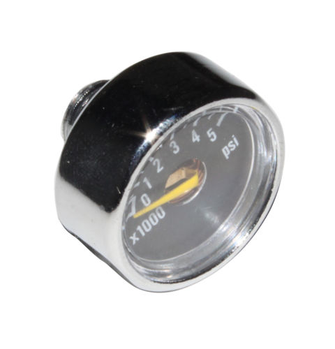 Micro-Gauge-1-inch-25mm-0-to-5000psi-High-Pressure-for-HPA-Paintball-Tank-CO2-PCP-1263873-4