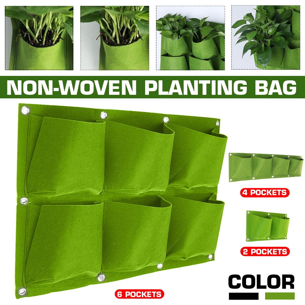 Multi-pocket-Wall-Hanging-Planting-Bag-Fabric-Grow-Bag-1702688-2