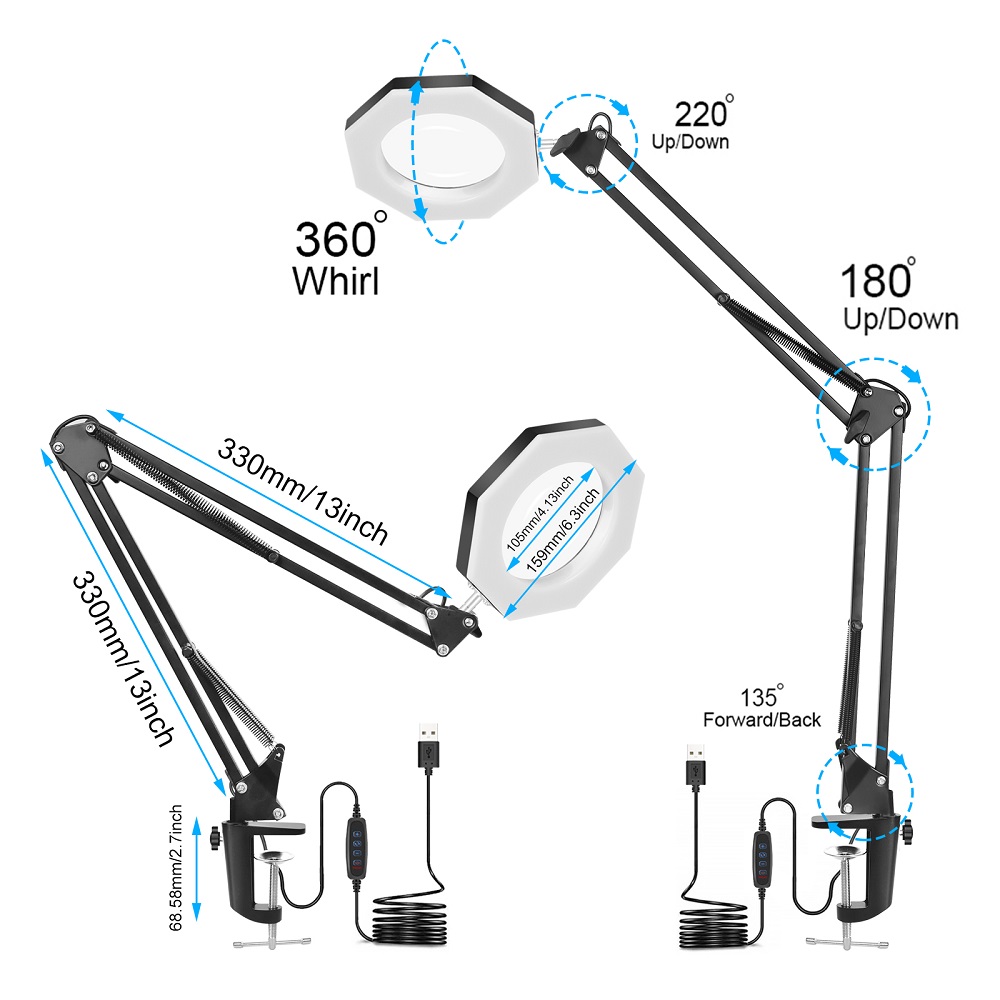 NEWACALOX-USB-5X-Folding-Magnifier-Table-Clamp-Soldering-Third-Hand-Tool-3-Colors-LED-Illuminated-La-1884253-6