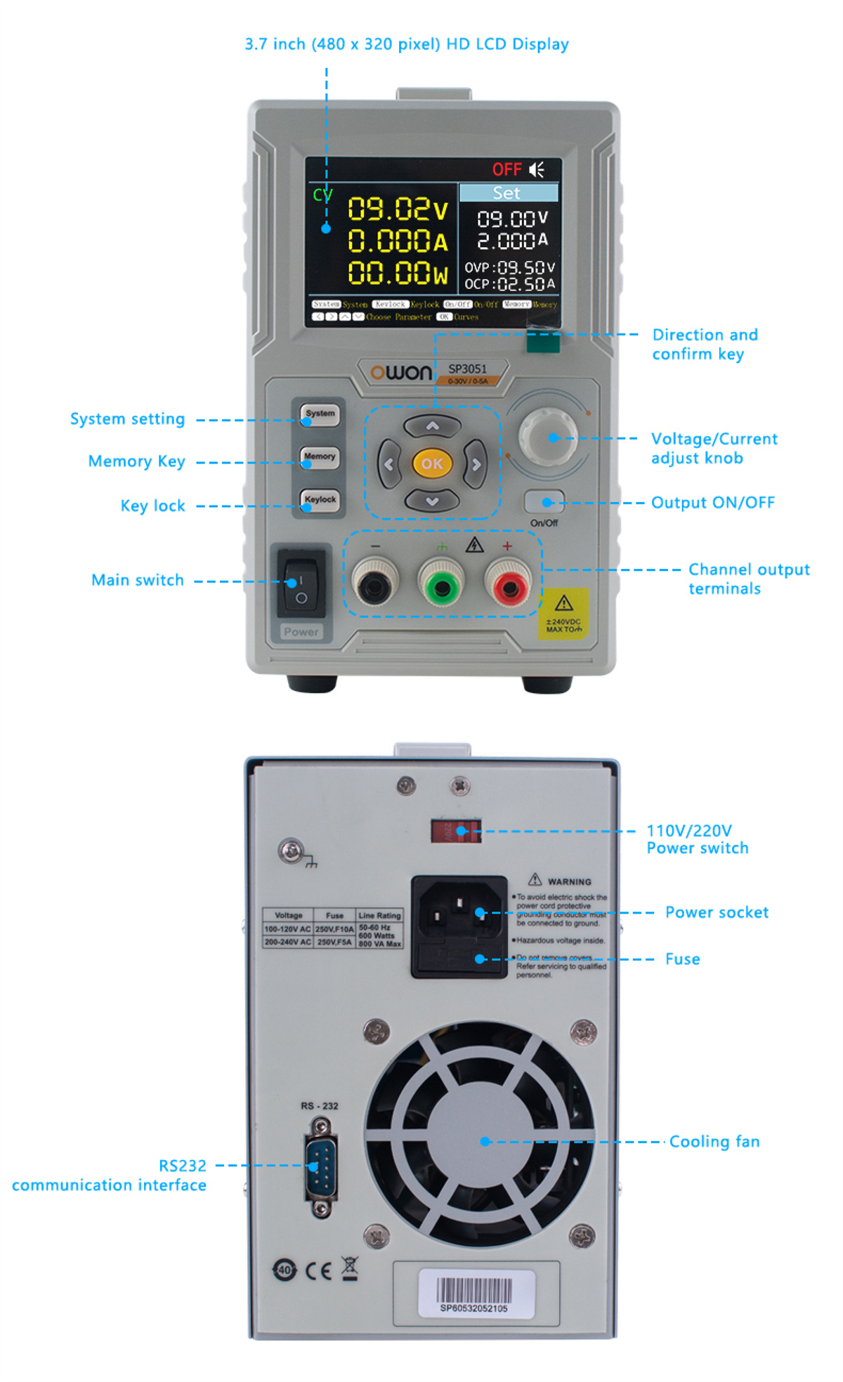 OWON-SP-Series-Single-Channel-Programmable-DC-Power-Supply-Adjustable-Voltage-Regulator-Mini-Laborat-1942983-9