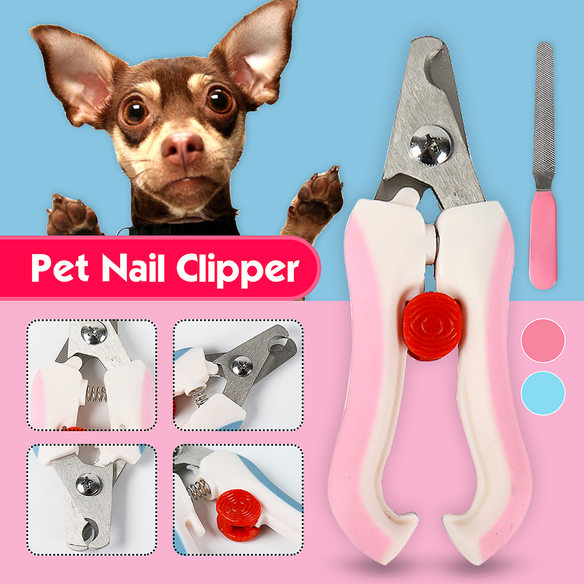 Pet-Dog-Cat-Claw-Nail-File-Scissors-Toe-Clipper-Cutter-Trimmer-Stainless-Steel-Cutter-Tool-1705426-2
