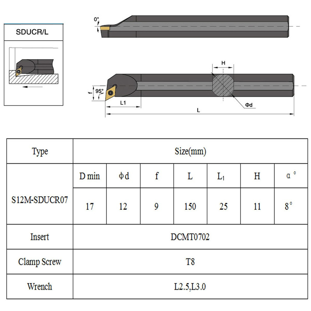 S12M-SDUCR07-12x150mm-Internal-Turning-Tool-Holder-Boring-Bar-with-DCMT0702-Insert-and-Wrench-1058750-1