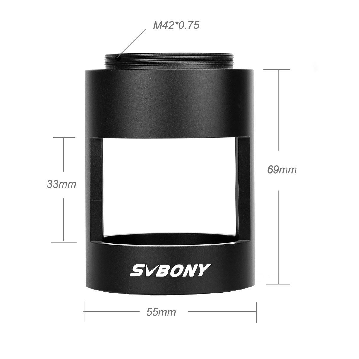 SVBONY-Full-Metal-Spotting-Scope-Camera-Adapter-Fits-Eyepiece-OD-475mm-w-T-Ring-1817318-3