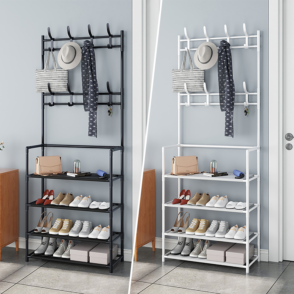 Simple-Coat-Rack-and-Shoe-Rack-Integrated-Household-Living-Room-Hanging-Bag-Clothes-Rack-Floor-Rack--1915884-16