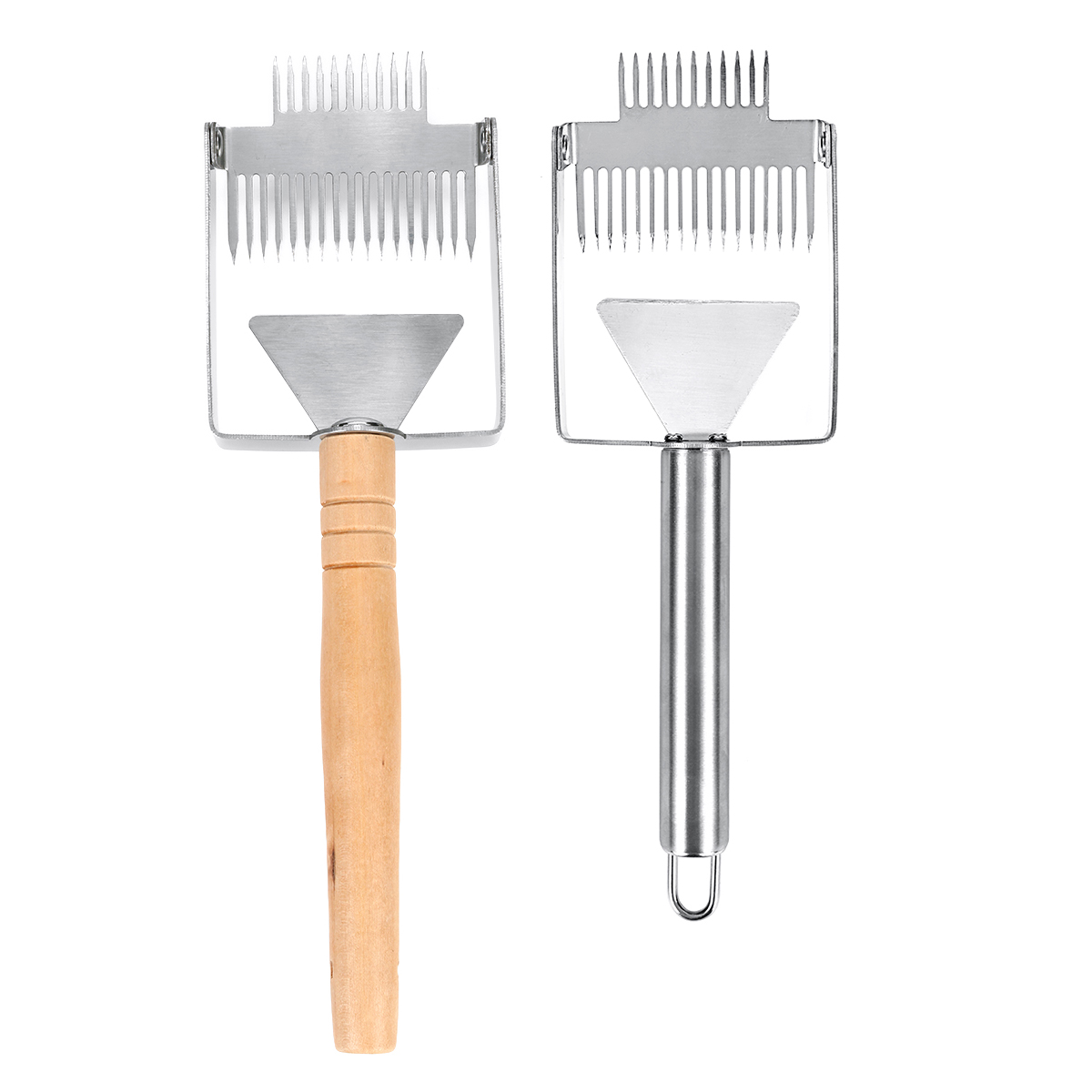 Stainless-Steel-Bee-Hive-Uncapping-Honey-Forks-Scraper-Handle-Beekeeping-Tools-1680741-2