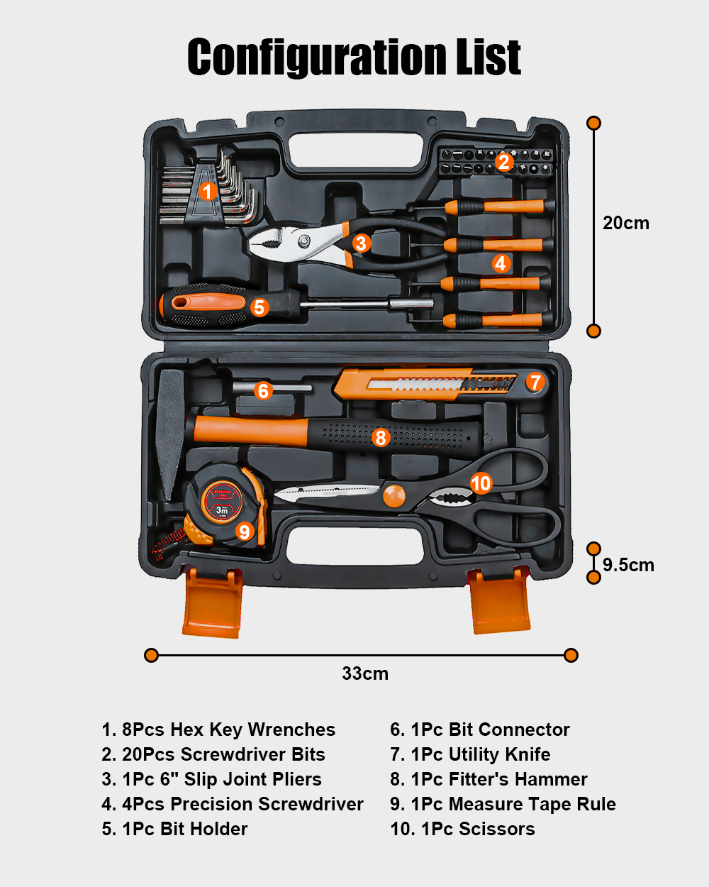 TOPSHAK-TS-CH4-39-Piece-Socket-Wrench-Auto-Repair-Tool-Mixed-Tool-Set-Hand-Tool-Kit-with-Plastic-Too-1940688-5