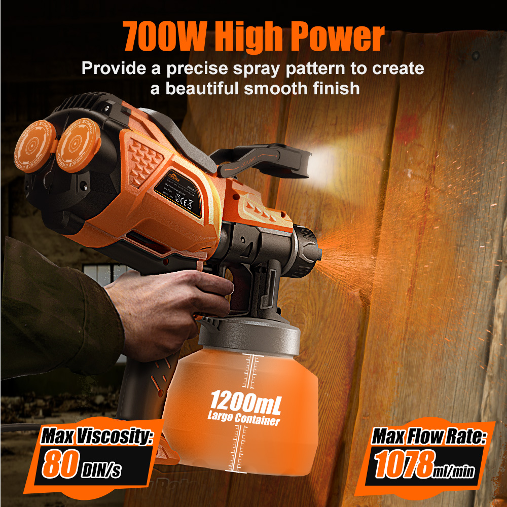 TOPSHAK-TS-SG2-700W-1200ml-Wired-Electric-Paint-Sprayer-Watering-Can-Tool-HVLP-Paint-Spray-Tool-with-1913835-2