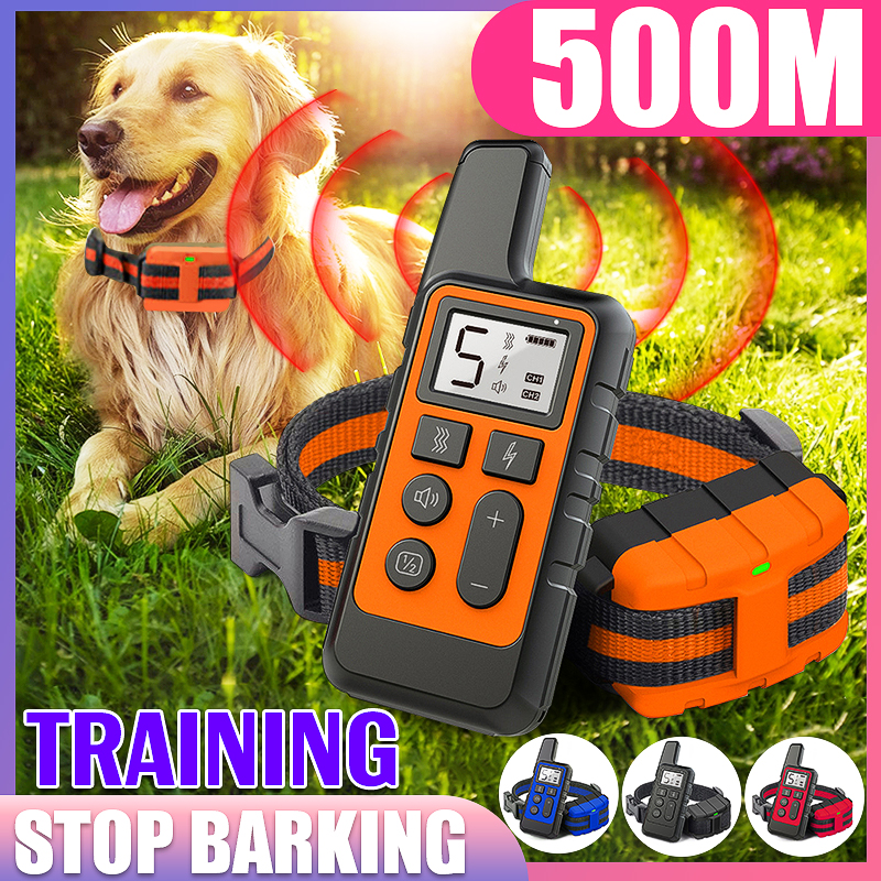 Waterproof-Electric-Dog-Shock-Training-Collar-Remote-Control-500M-Pet-Supplies-1758203-1