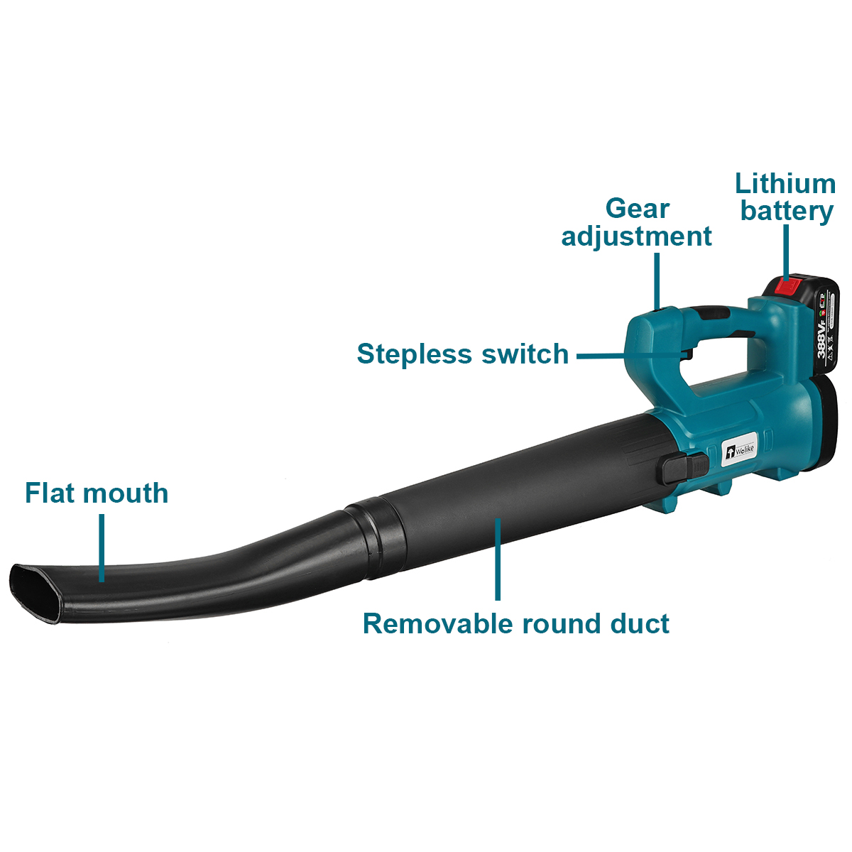 Wolike-388VF-Cordless-Air-Blower-3000W-High-Power-Snow-Blower-Portable-Electric-Rechargeable-Leaf-Bl-1918502-6