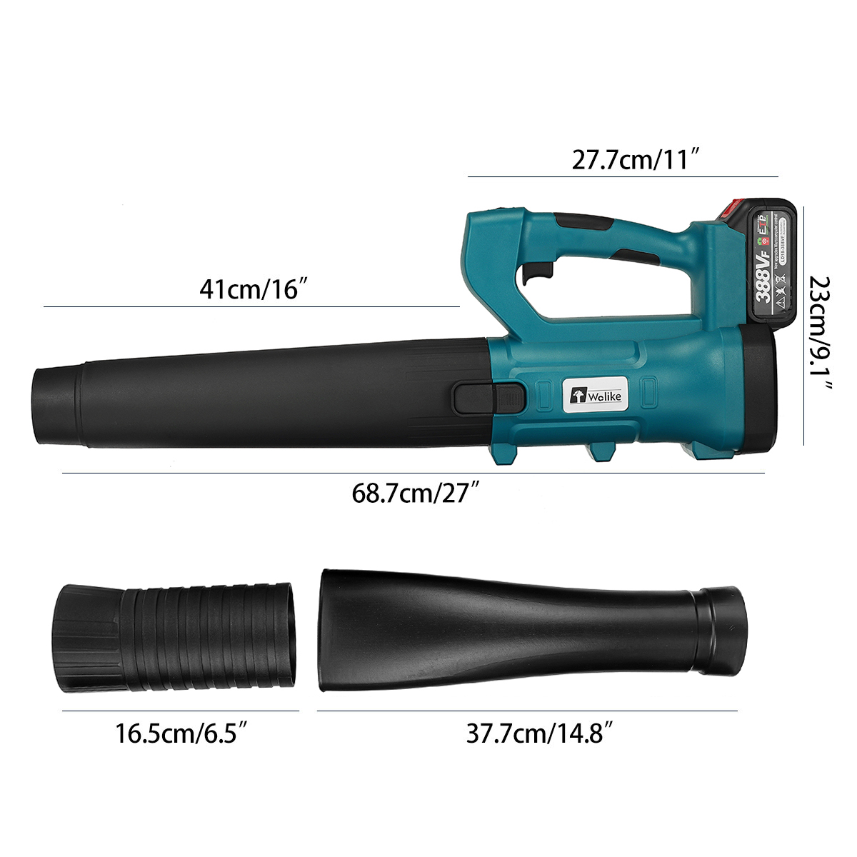 Wolike-388VF-Cordless-Air-Blower-3000W-High-Power-Snow-Blower-Portable-Electric-Rechargeable-Leaf-Bl-1918502-7